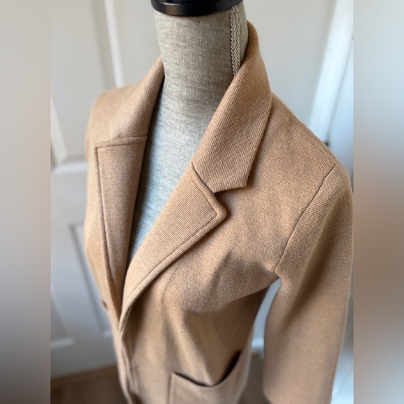 J. Crew Camel Open Front Cardigan XS - Picture 2 of 5